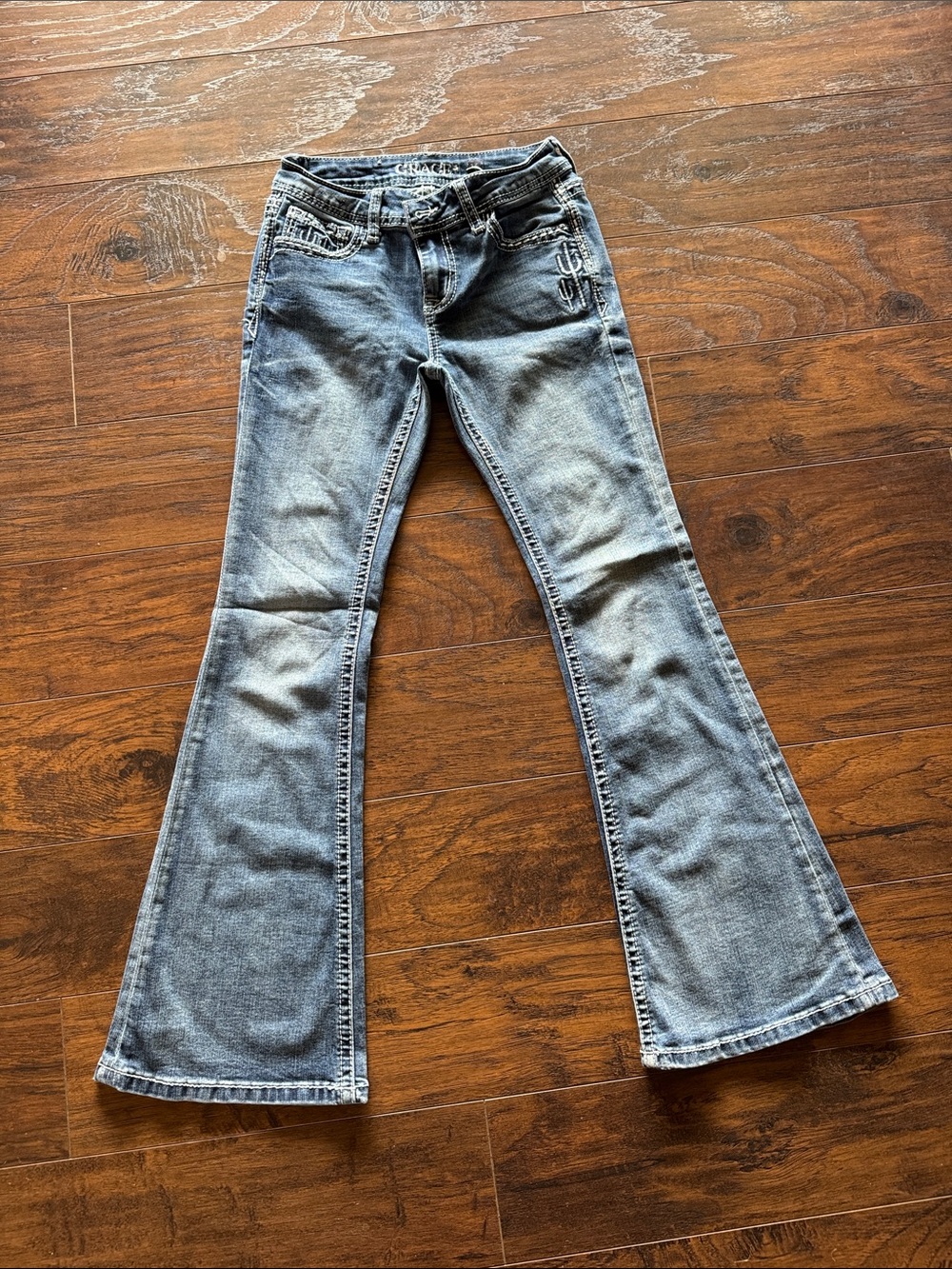 Grace Light Blue Flare Jeans